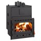 Wood Burning Fireplace with Back Boiler Prity C W28, 28,2kw | Back Boiler Fireplaces | Wood Burning Fireplaces |