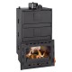 Wood Burning Fireplace with Back Boiler Prity C W35, 35kw | Modern Fireplaces | Wood Burning Fireplaces |