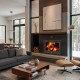 Wood Burning Fireplace with Back Boiler Prity P W18, 18,4kw | Back Boiler Fireplaces | Wood Burning Fireplaces |