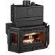 Wood Burning Fireplace with Back Boiler Prity TC W35, 35kW | Back Boiler Fireplaces | Wood Burning Fireplaces |
