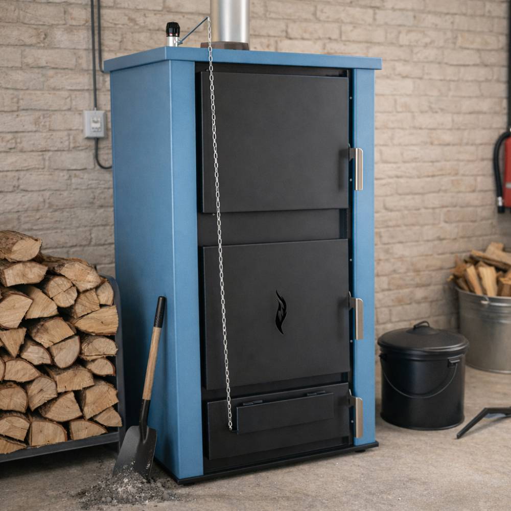 Wood Boiler for Central Heating Balkan Energy ATS HYDRO, 40 kW |  |  |