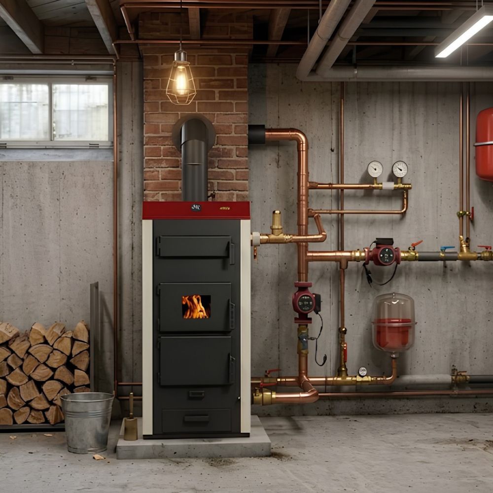 Wood stove furnace Prity NS32, 33.2kW | Wood Stove Furnaces |  |