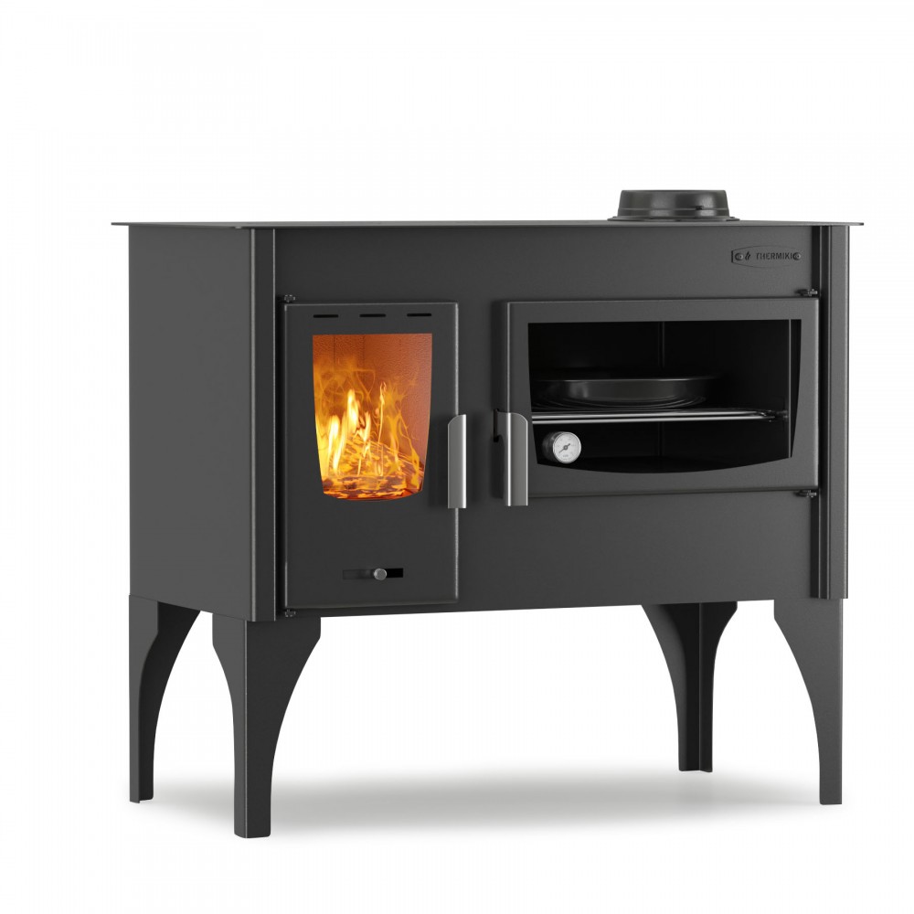 Wood cooker stove Balkan Energy ATS ΜΑSΙΝΑ VERGINA, 10.2kW | Wood Burning Stoves With Oven | Wood Burning Stoves |