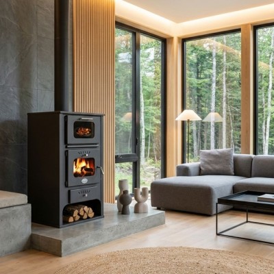 Wood burning stove with oven Zvezda GF 22, 15.3kW - Product Comparison