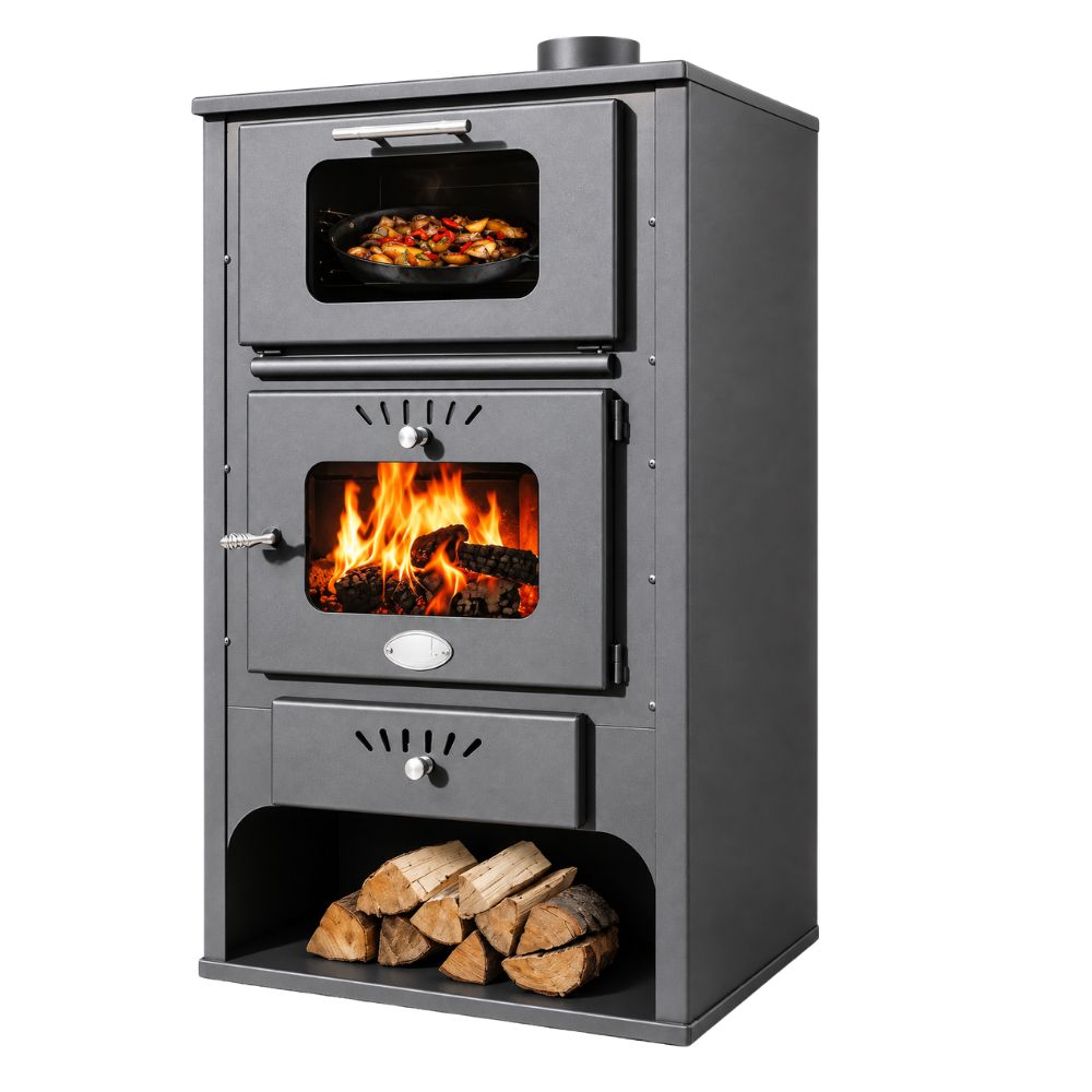 Wood burning stove with oven Zvezda GF 22, 15.3kW | Wood Burning Stoves With Oven | Wood Burning Stoves |