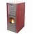 Pellet stove with back boiler Mytherm IOLI TS 45 red, 48.5kW