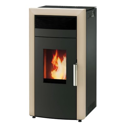 Pellet stove with back boiler Alfa Plam Commo 15 Ivory, 15kW - Pellet Stoves With Back Boiler