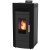 Pellet stove with back boiler Alfa Plam Commo Black, 22.5kW