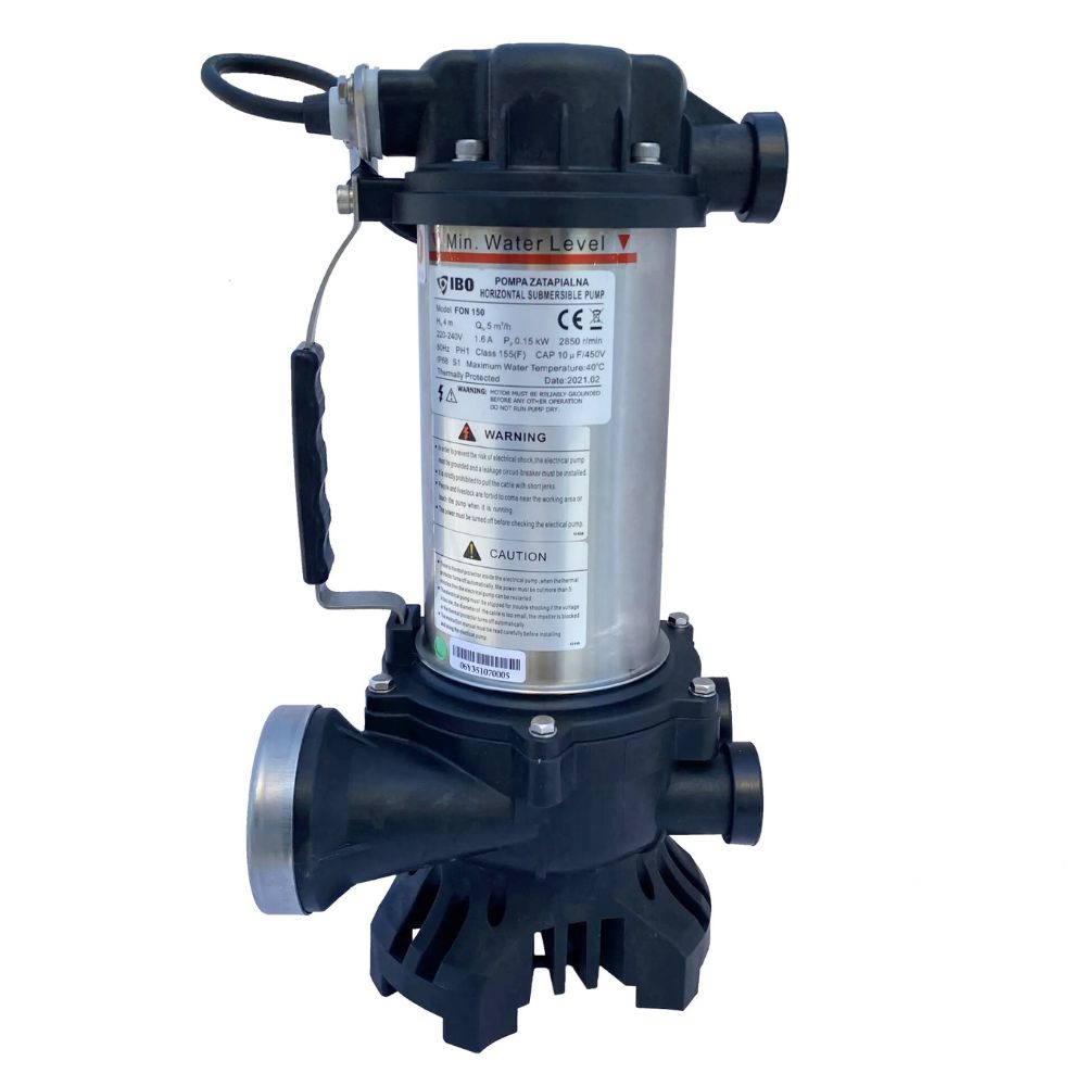 Fountain pump IBO FON 150, submersible, flow 5000 l/h, power 0.15 kW, head 4 m | Submersible Pumps | Water Pumps |