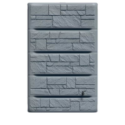 Rainwater tank Prosperplast Arves Wall Stone, 400L, Grey - Rainwater tanks