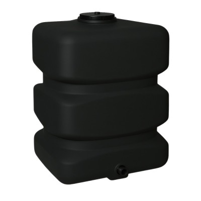 Drinking water storage tank MAVIL, rectangular vertical 250 L (black) - Drinking water storage tanks / Potable water tanks