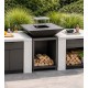 Steel Charcoal Grill Balkan Energy SQUARE 750 | Charcoal Grills | Barbecue |