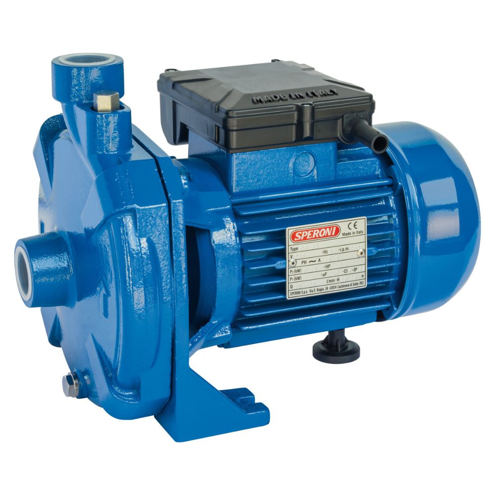 Single-phase centrifugal pump Speroni CM 27 – power 0.55 kW, head 27 m, flow rate 100 l/min |  |  |