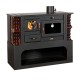 Wood cooker stove Prity 1P34-K Maro Right, 10.1kW | Wood Burning Stoves With Oven | Wood Burning Stoves |