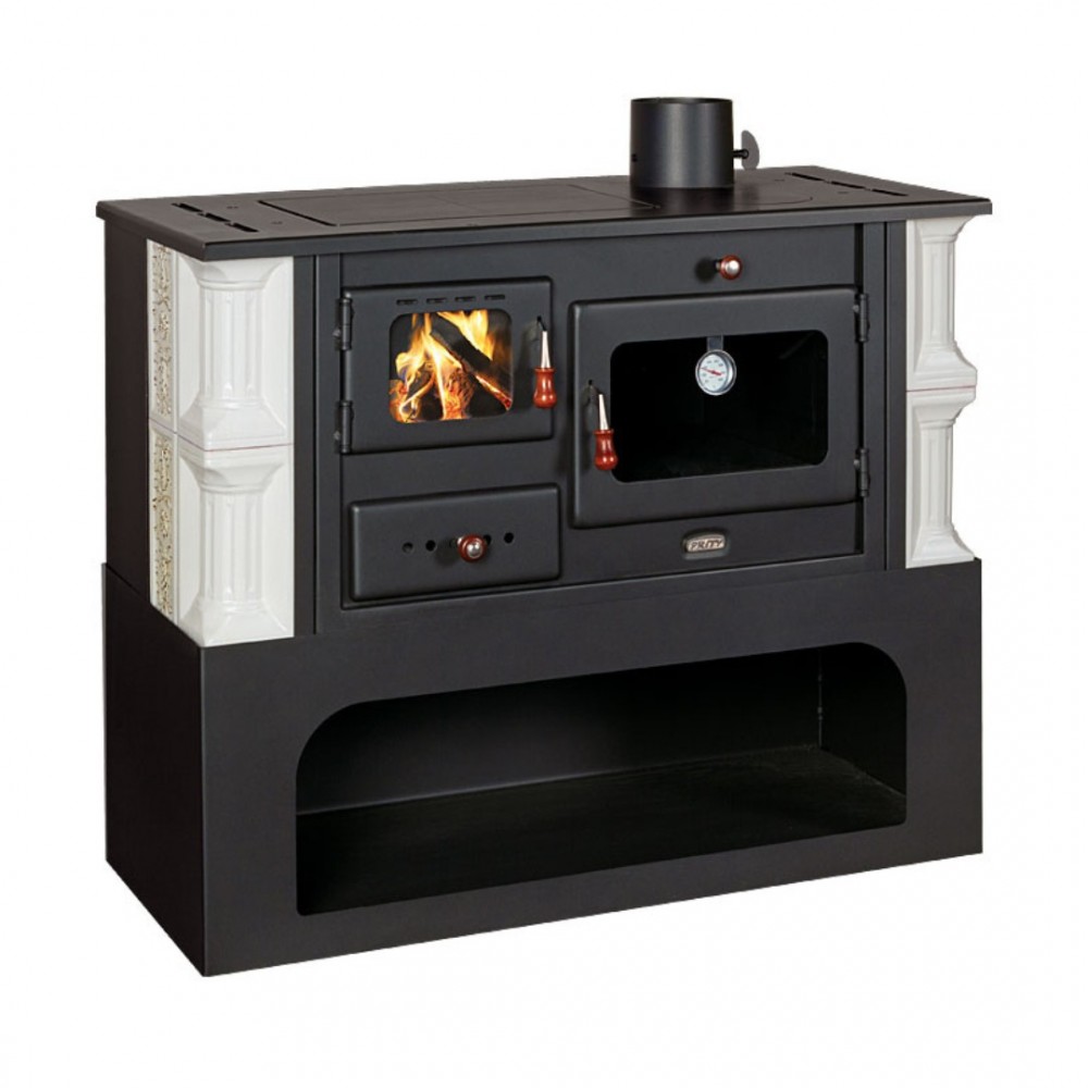 Wood cooker stove Prity 1P34-K Dantela Right, 10.1kW | Wood Burning Stoves With Oven | Wood Burning Stoves |