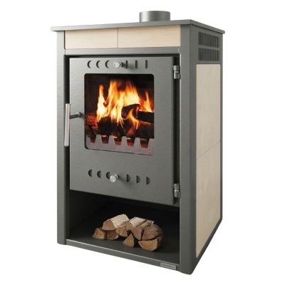 Wood burning stove with back boiler Zvezda 4 VR 12 C, 12.2kW - Product Comparison