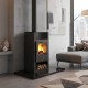 Wood burning stove with back boiler Zvezda Vaya VR 9, 11.3kW | Wood Stoves With Back Boiler | Wood Burning Stoves |