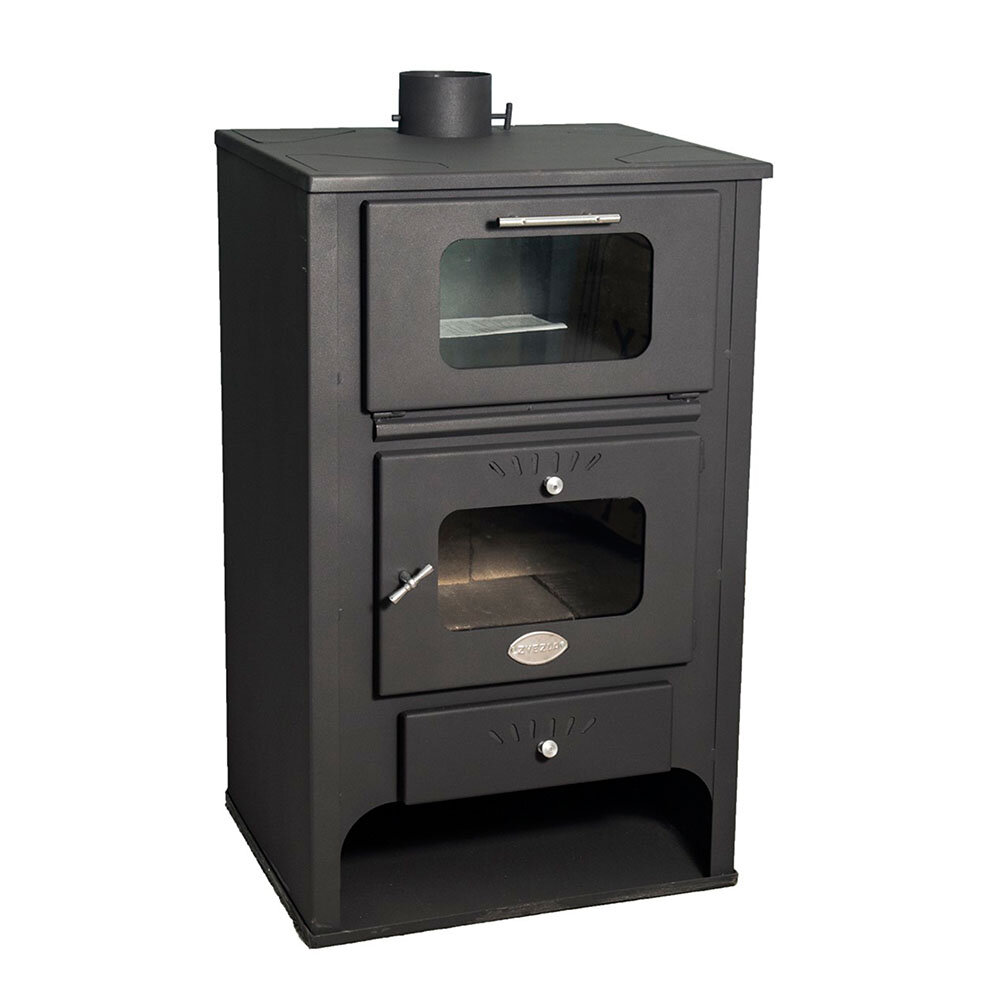 Wood burning stove with oven Zvezda GF 22, 15.3kW | Wood Burning Stoves With Oven | Wood Burning Stoves |