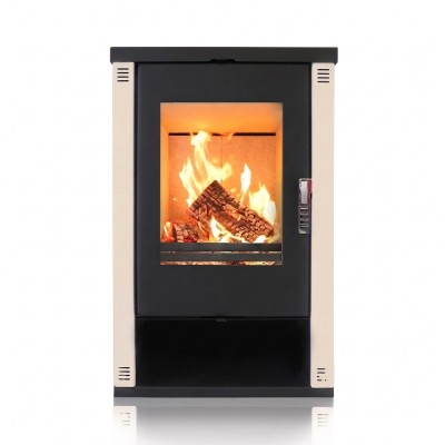 Wood burning stove Verso Theia, Ivory, 9kW - Verso
