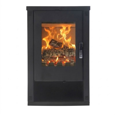 Wood burning stove Verso Lheia Black, 7.5 kW - Verso