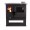 Wood cooker stove Verso CS Plus with stainless steel oven and ceramic hob, Black, Right, 7.7kW