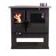 Wood cooker stove Verso CS Inox Right with stainless steel oven, 7.7kW | Wood Burning Stoves With Oven | Wood Burning Stoves |