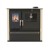 Wood cooker stove Verso CS Plus with stainless steel oven and steel hob, Ivory, Right, 7.7kW