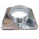 Chimney rosette, Stainless steel, Size Φ230 | Installation Elements | Chimney |