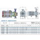 Single-phase centrifugal pump Speroni CFM 550 – power 4000W, pump head 37 m, flow rate 700 l/min. |  |  |