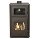 Wood burning stove with back boiler and oven Balkan Energy Rosana Ceramic, 18.56kW - 21.49kW | Multi Fuel Stoves With Back Boiler | Stoves |