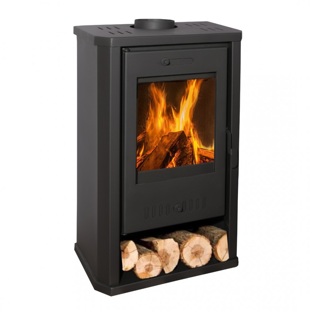 Wood burning stove Balkan Energy Bianca, 8.5kW | Wood Burning Stoves With Oven | Stoves |