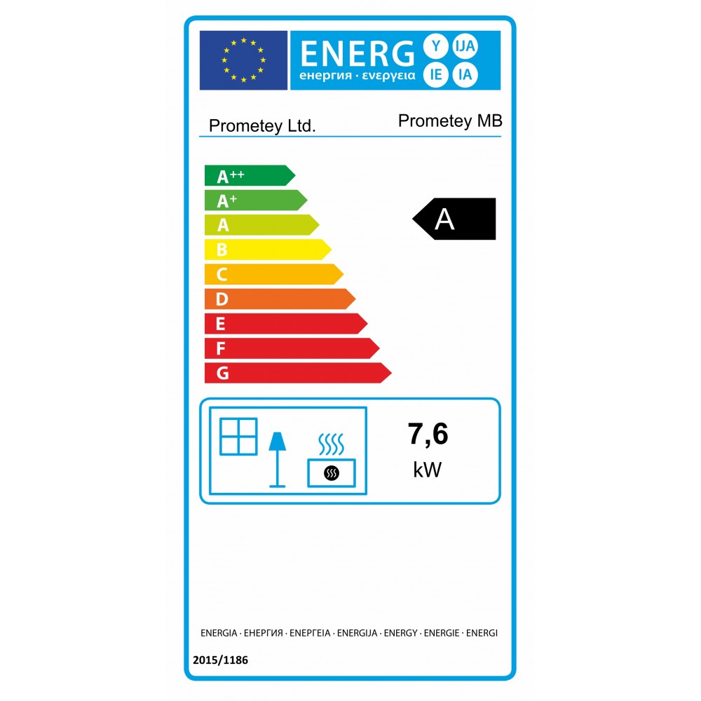 Wood burning stove Prometey “Metal top”, 8kW | Wood Burning Stoves |  |