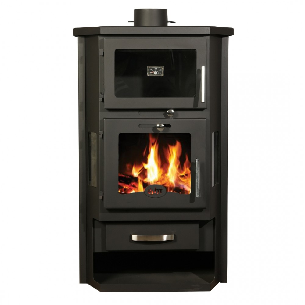 Wood burning stove with back boiler and oven Horvat Feniks RNE 26 kW | Multi Fuel Stoves With Back Boiler | Stoves |