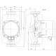 Circulation pump Grundfos ALPHA2 25-60 180, head 6 m, flow 2 m³/h, power 45 W | Circulation pumps / Recirculating pumps | Water Pumps |