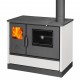 Wood cooker stove with cast iron top Balkan Energy 4020 White, 7.9kW | Wood Cooker Stoves |  |