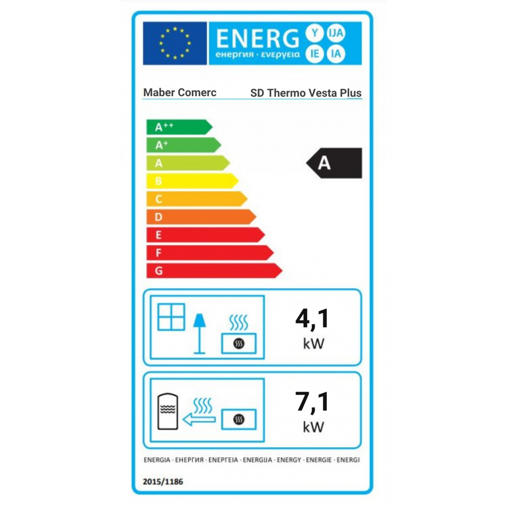 Wood burning stove with back boiler MBS Thermo Vesta Red, 11.2kW | Wood Stoves With Back Boiler | Wood Burning Stoves |