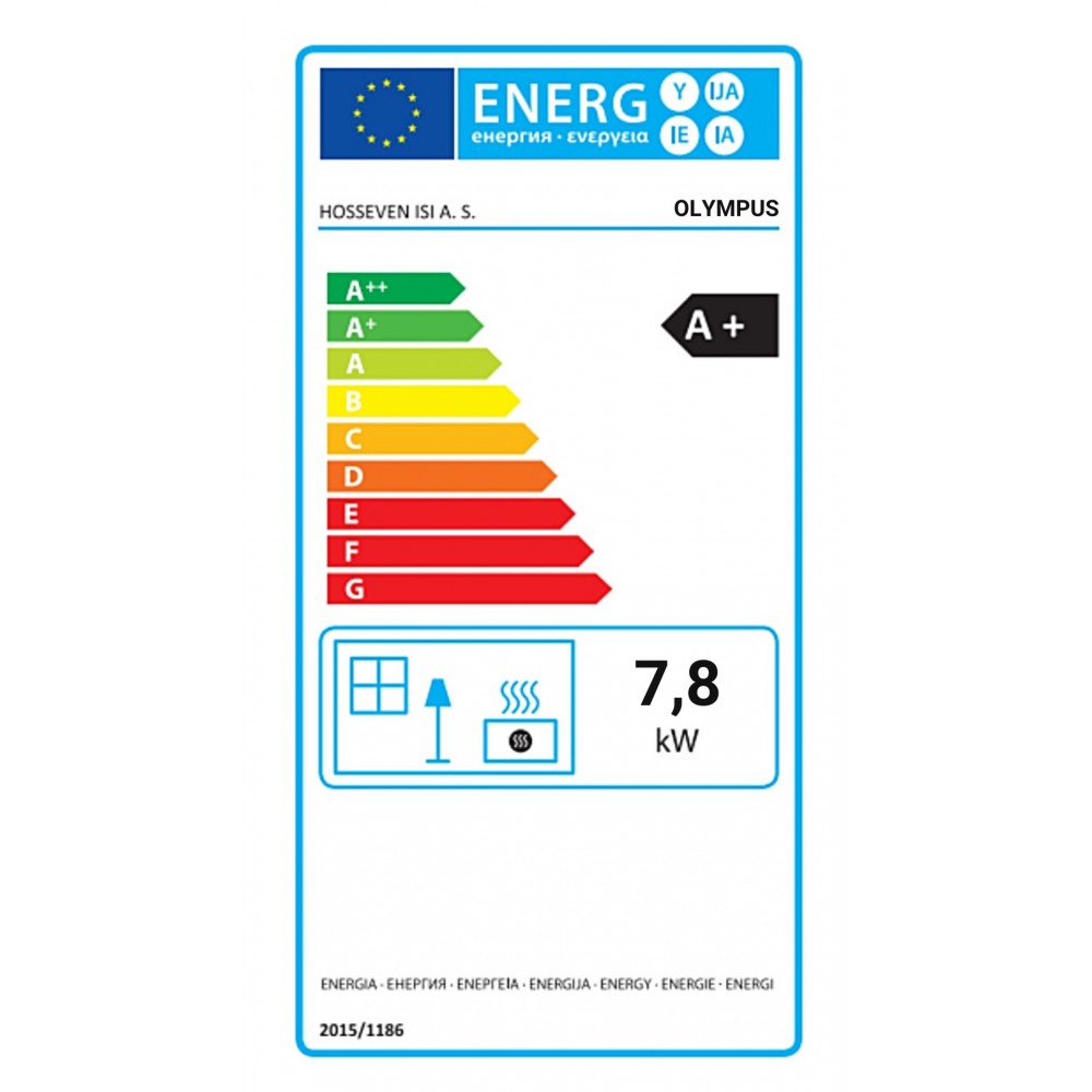 Wood burning stove Balkan Energy Olympus, 7.8 kW | Wood Burning Stoves | Stoves |