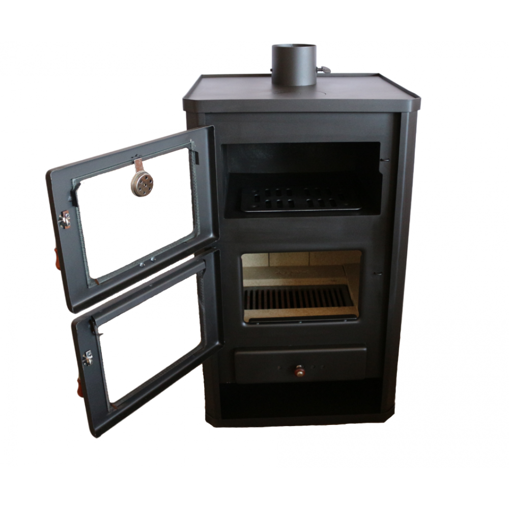 Wood burning stove with oven Prity FG 14,2kW, Log | Wood Burning Stoves | Stoves |