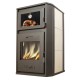 Wood burning stove with back boiler and oven Balkan Energy Rosana Ceramic, 18.56kW - 21.49kW | Multi Fuel Stoves With Back Boiler | Stoves |