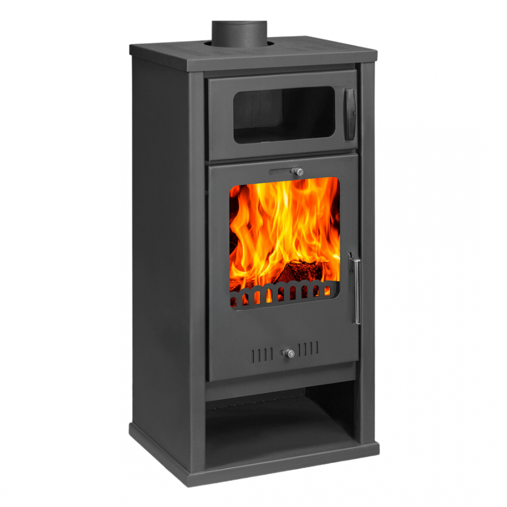 Wood burning stove with oven Balkan Energy Troy, 7.8kW | Wood Burning Stoves | Stoves |