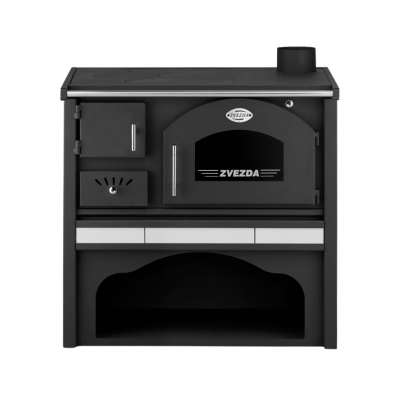 Wood burning cooker Zvezda Classic GF Ceramic, 5.7kW - Wood Cooker Stoves