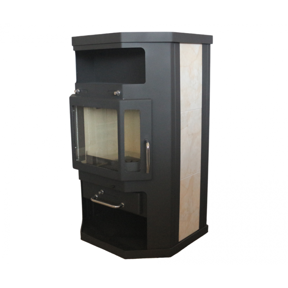 Wood burning stove BALKAN ENERGY Favorit KX 10kW, Log | Wood Burning Stoves | Stoves |