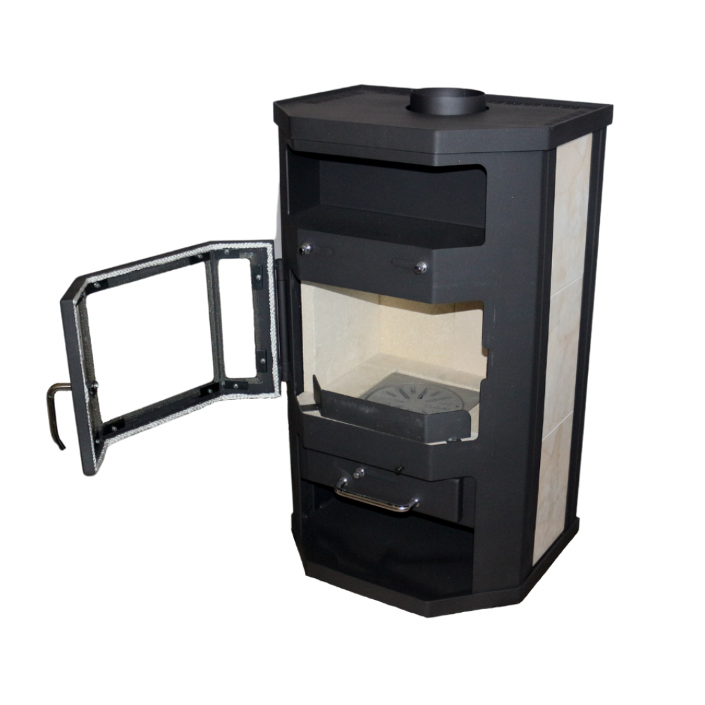 Wood burning stove BALKAN ENERGY Favorit KX 10kW, Log | Wood Burning Stoves | Stoves |