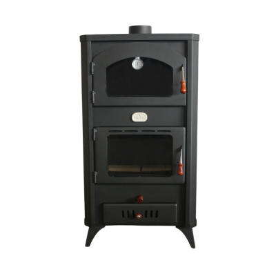Wood Burning Stove With Back Boiler and Oven Prity FG W18 R, 23.4kW - Wood