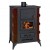 Wood burning stove with back boiler Prity S3 W13 RK Maro, 15kW