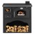 Wood burning cooker Zvezda Classic GFS, 5.7kW