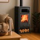 Wood burning stove with oven Balkan Energy Troy, 7.8kW | Wood Burning Stoves | Stoves |