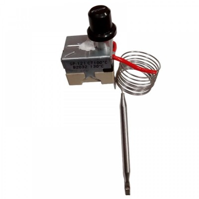 Capillary thermostat with manual adjustment from 90 ÷ 110 °C for pellet stoves - Sensors for Pellet Stoves