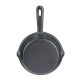 Cast iron compact frying pan, Ф16 | Flat cast iron pan | Cast iron pan |