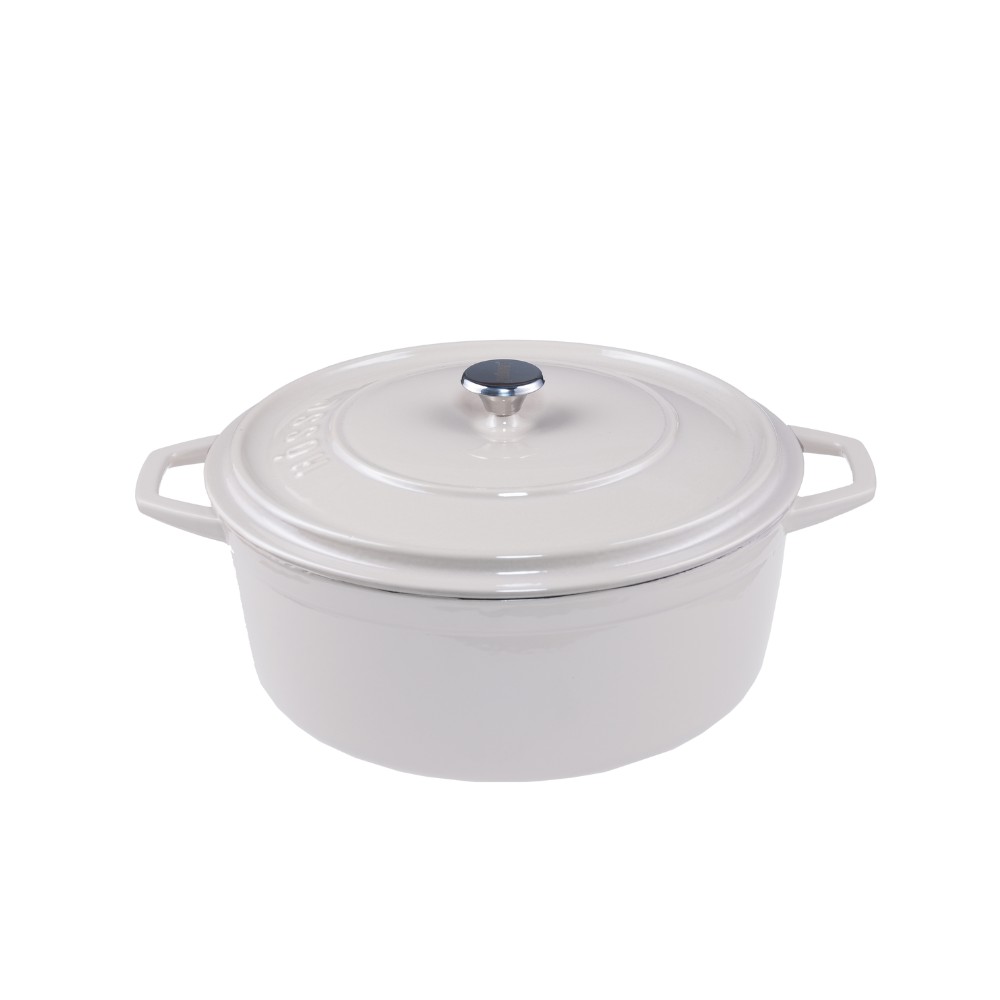Cast iron deep pot Hosse, Ivory, Ф20 | Cast iron pot |  |